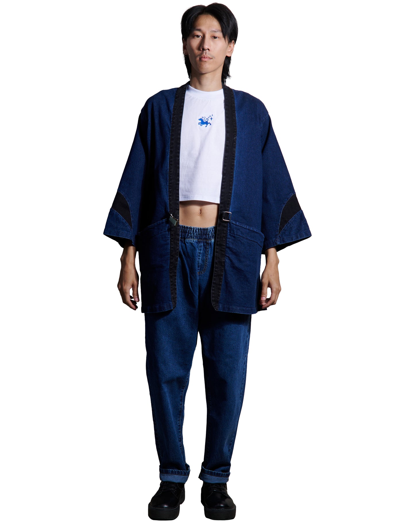 Kimono Black & Blue