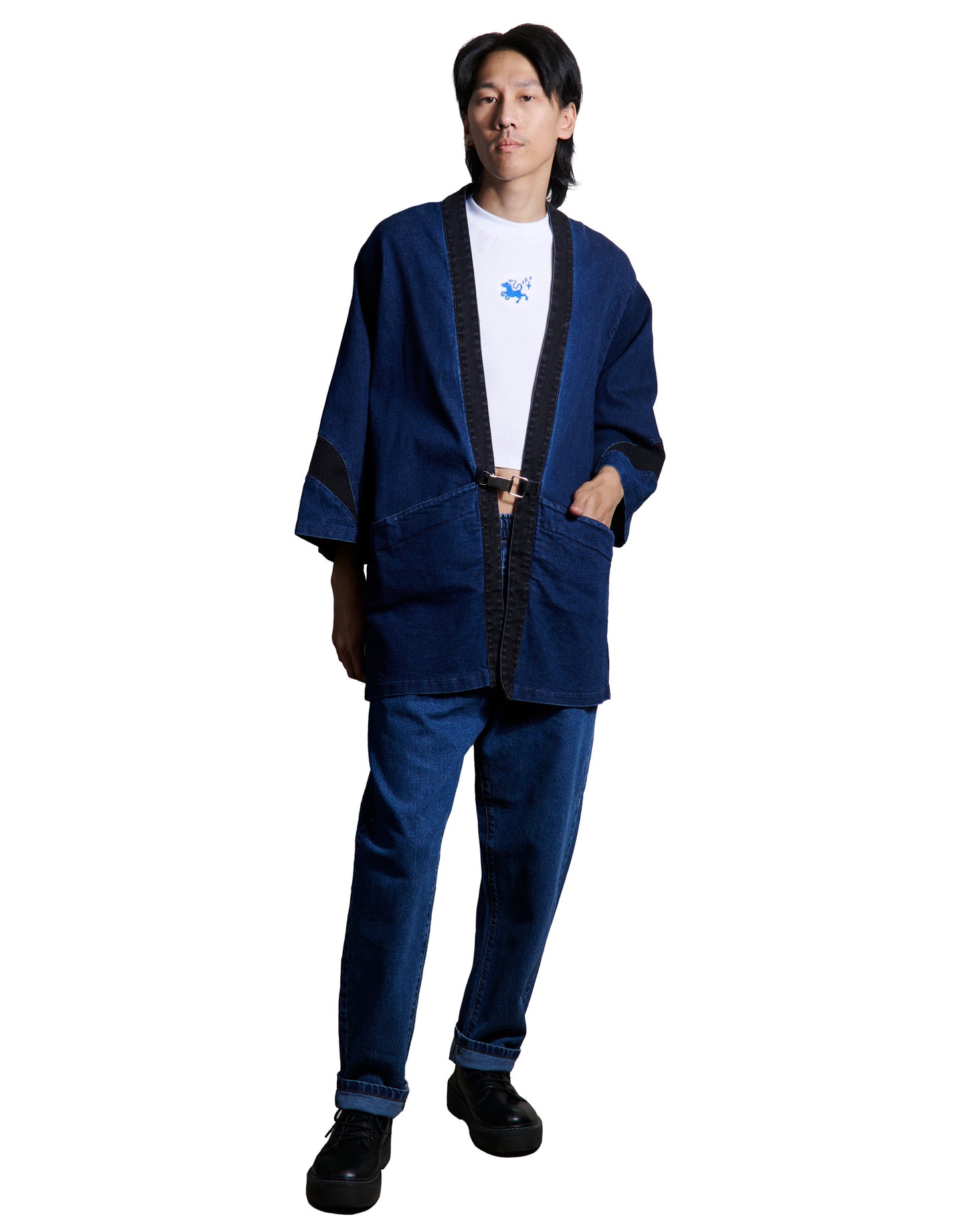 Kimono Black & Blue
