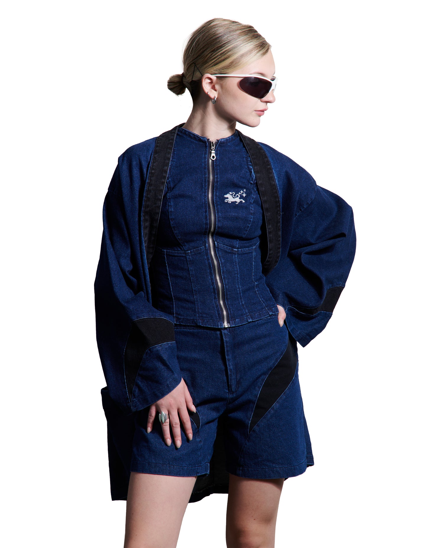 Kimono Black & Blue