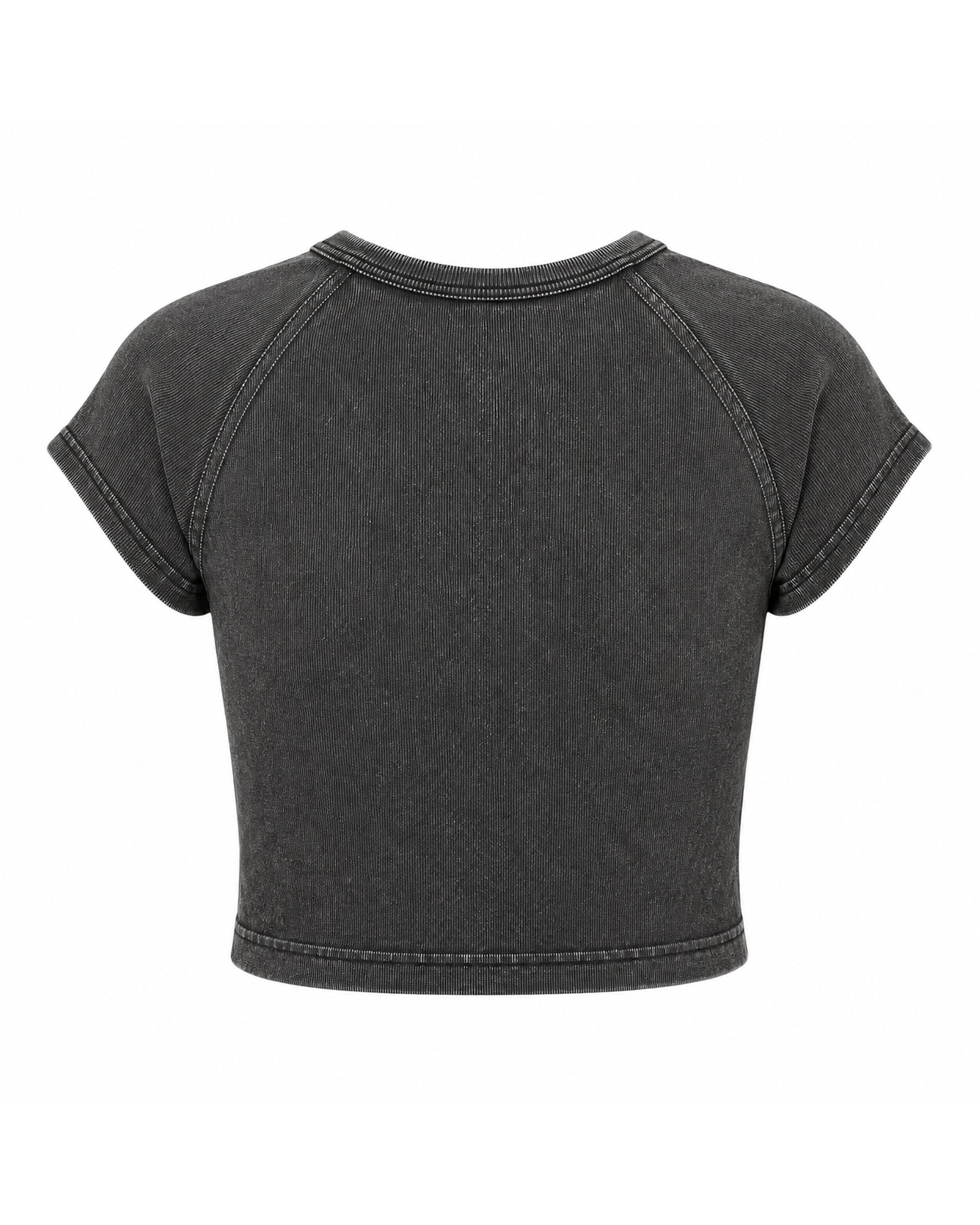 Baby Tee LOGO -  Stone Wash