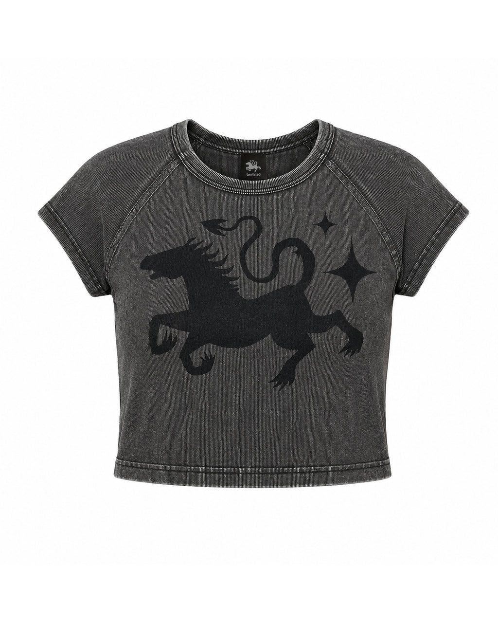 Baby Tee LOGO -  Stone Wash