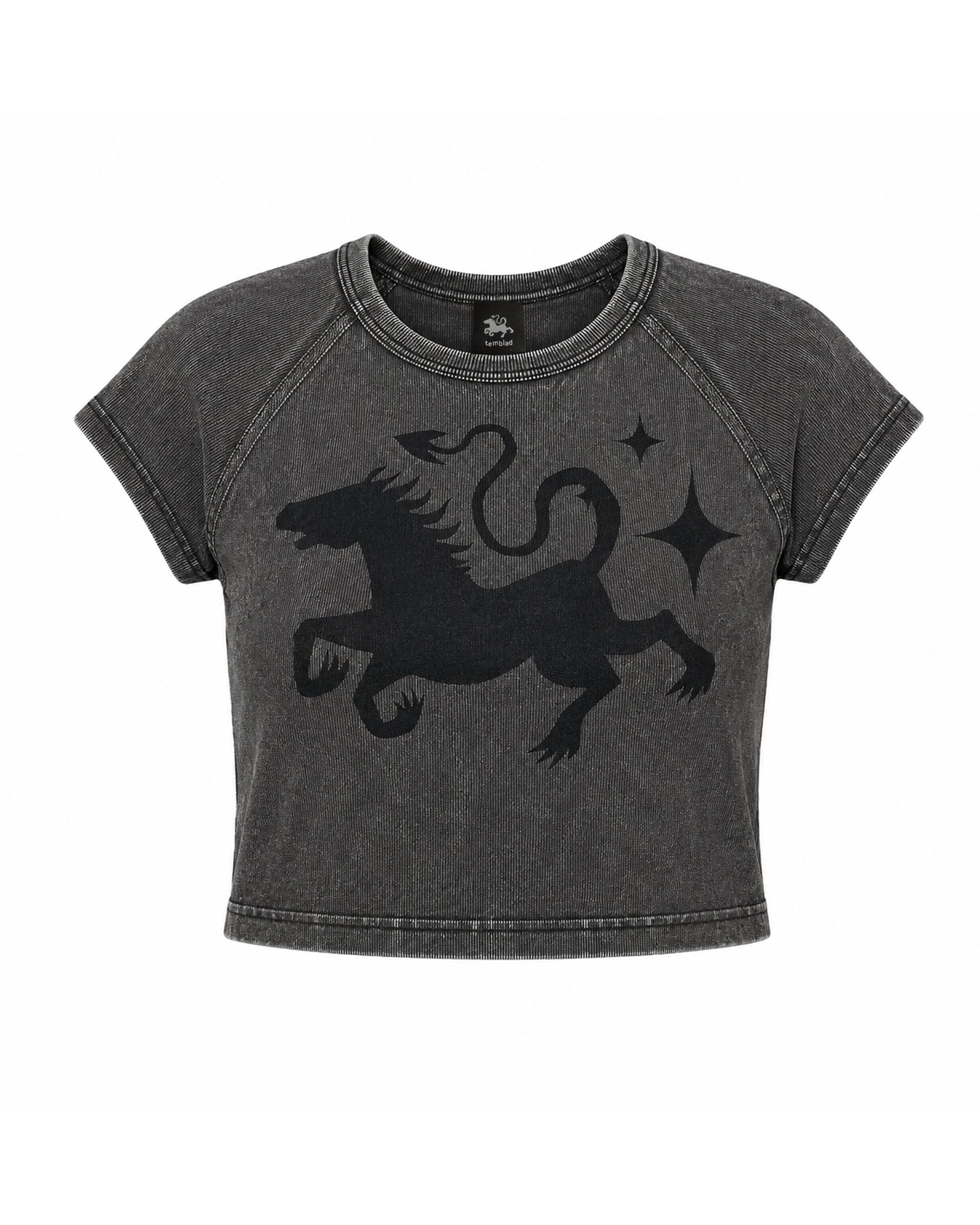 Baby Tee LOGO -  Stone Wash
