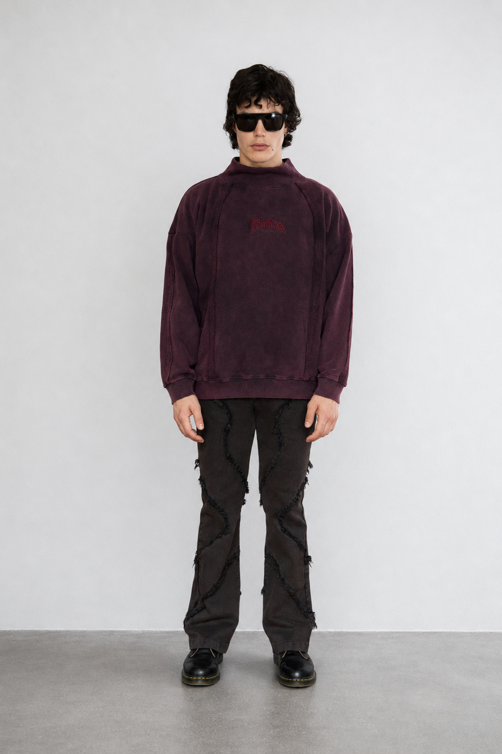 Buzo Temblad - STONE WASH VINO