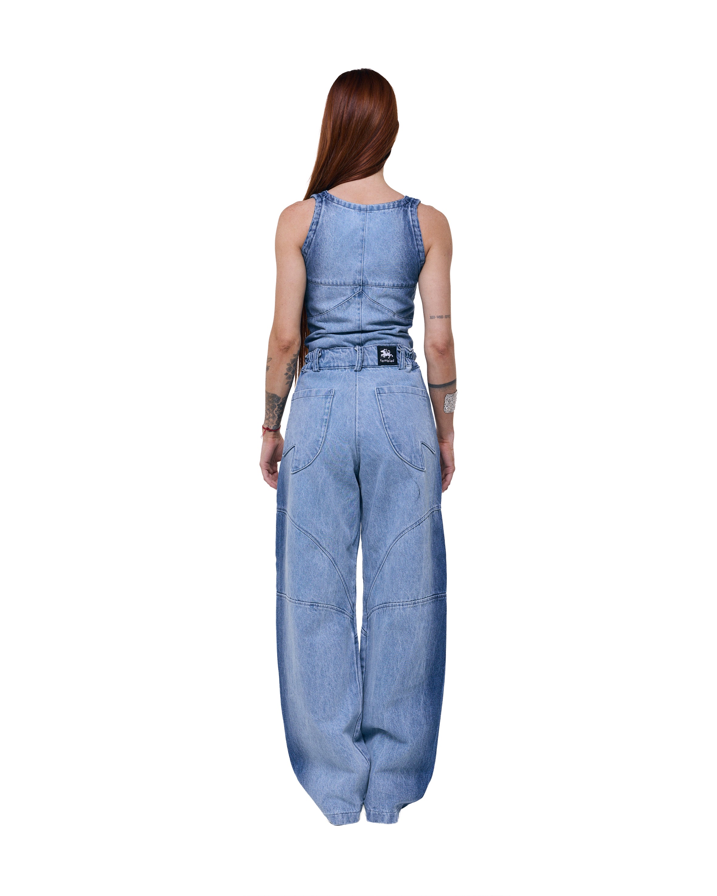 Pantalón Zorro UNISEX - Gradient Blue Wash