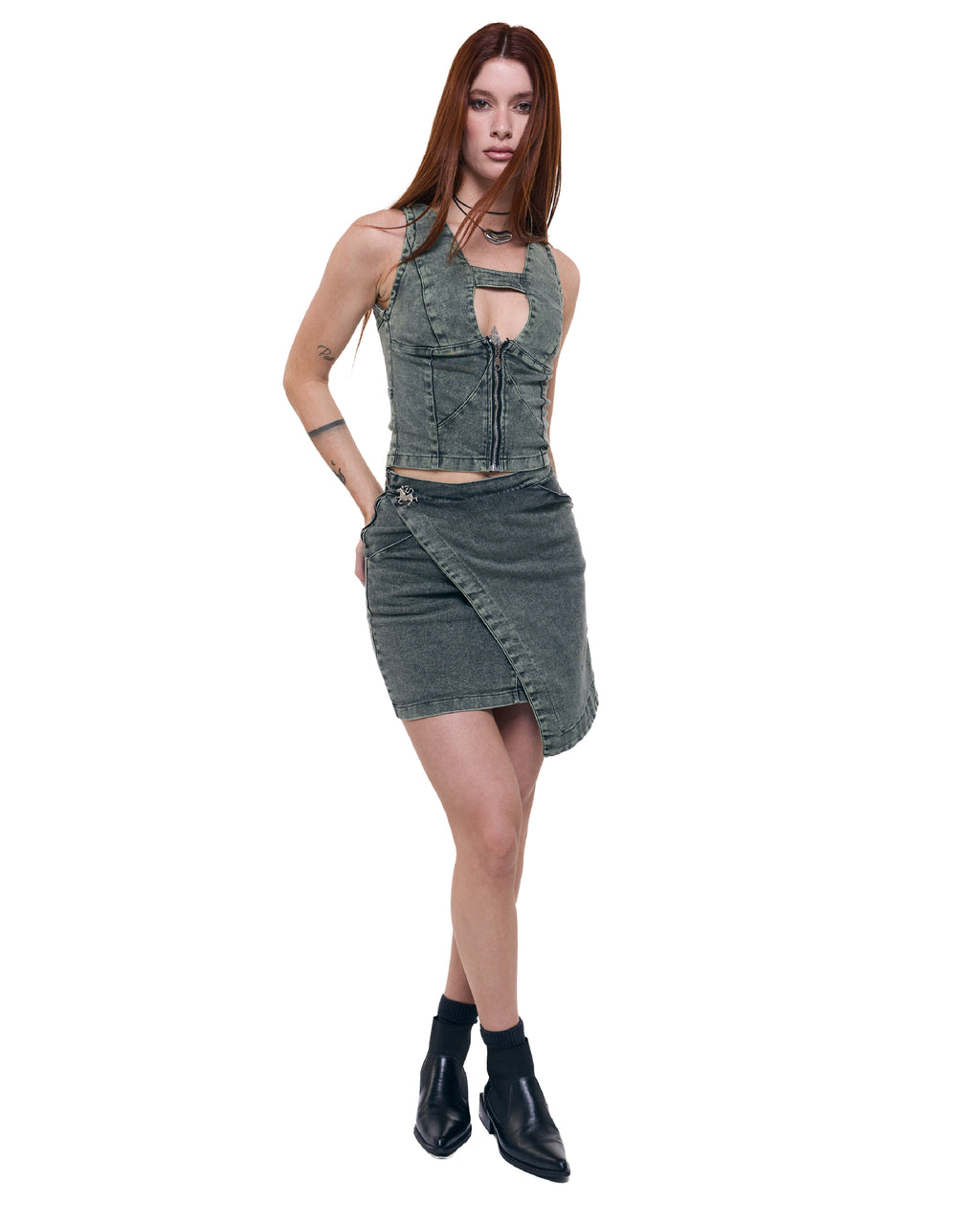 Falda Zorzal - Mint Wash