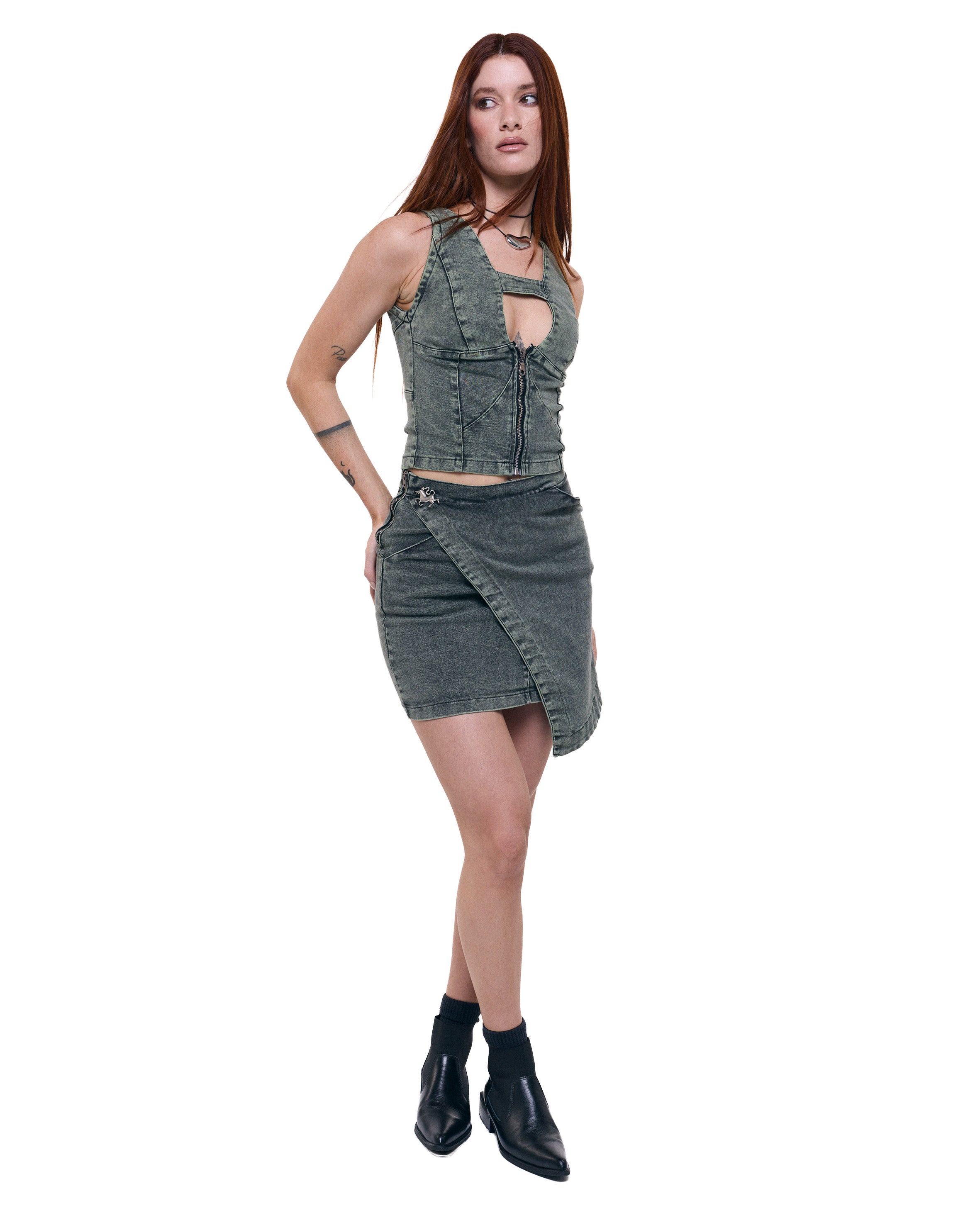 Falda Zorzal - Mint Wash