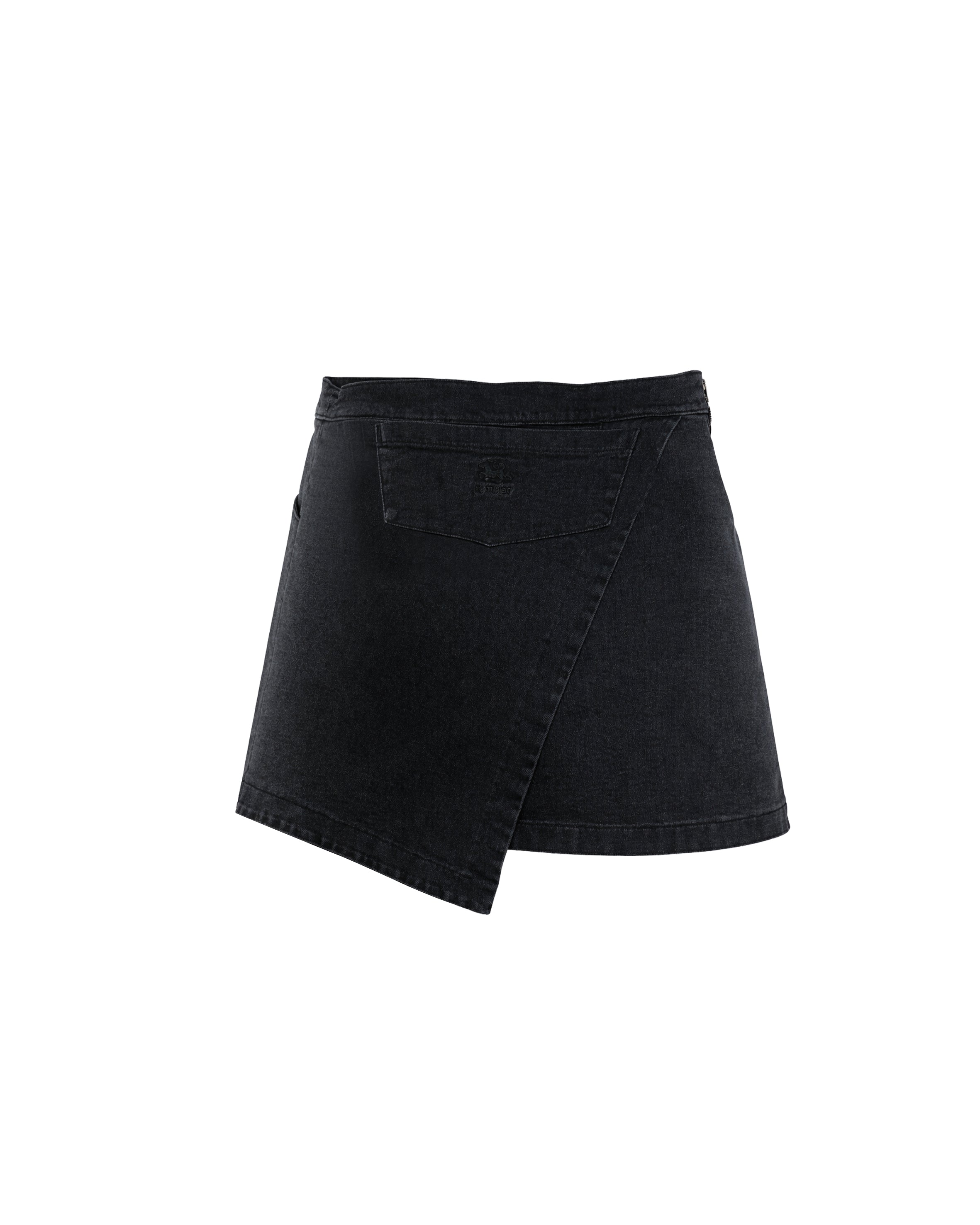 Falda Zorzal - Gradient Black Wash