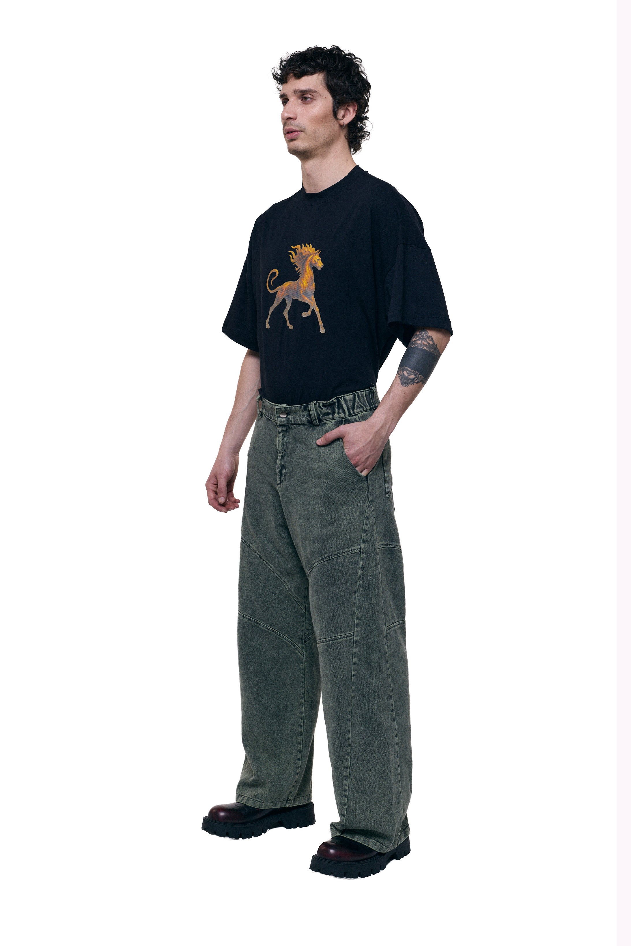 Pantalón Zorro UNISEX - Mint Wash