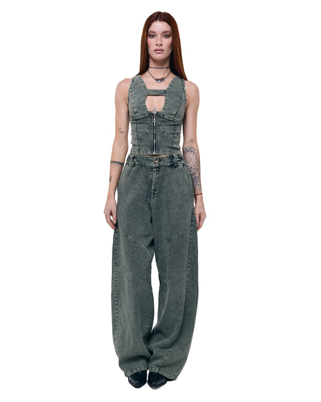 Pantalón Zorro UNISEX - Mint Wash