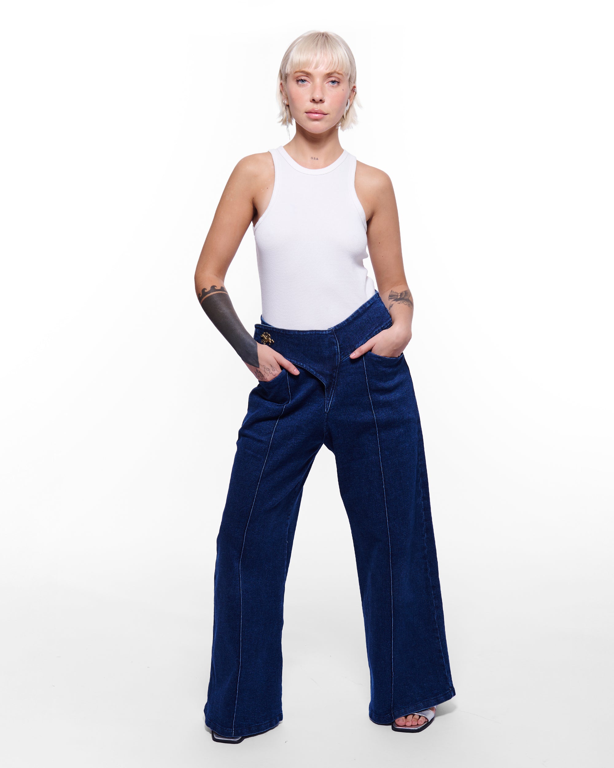 Pantalón ORIENTAL A Blue Denim