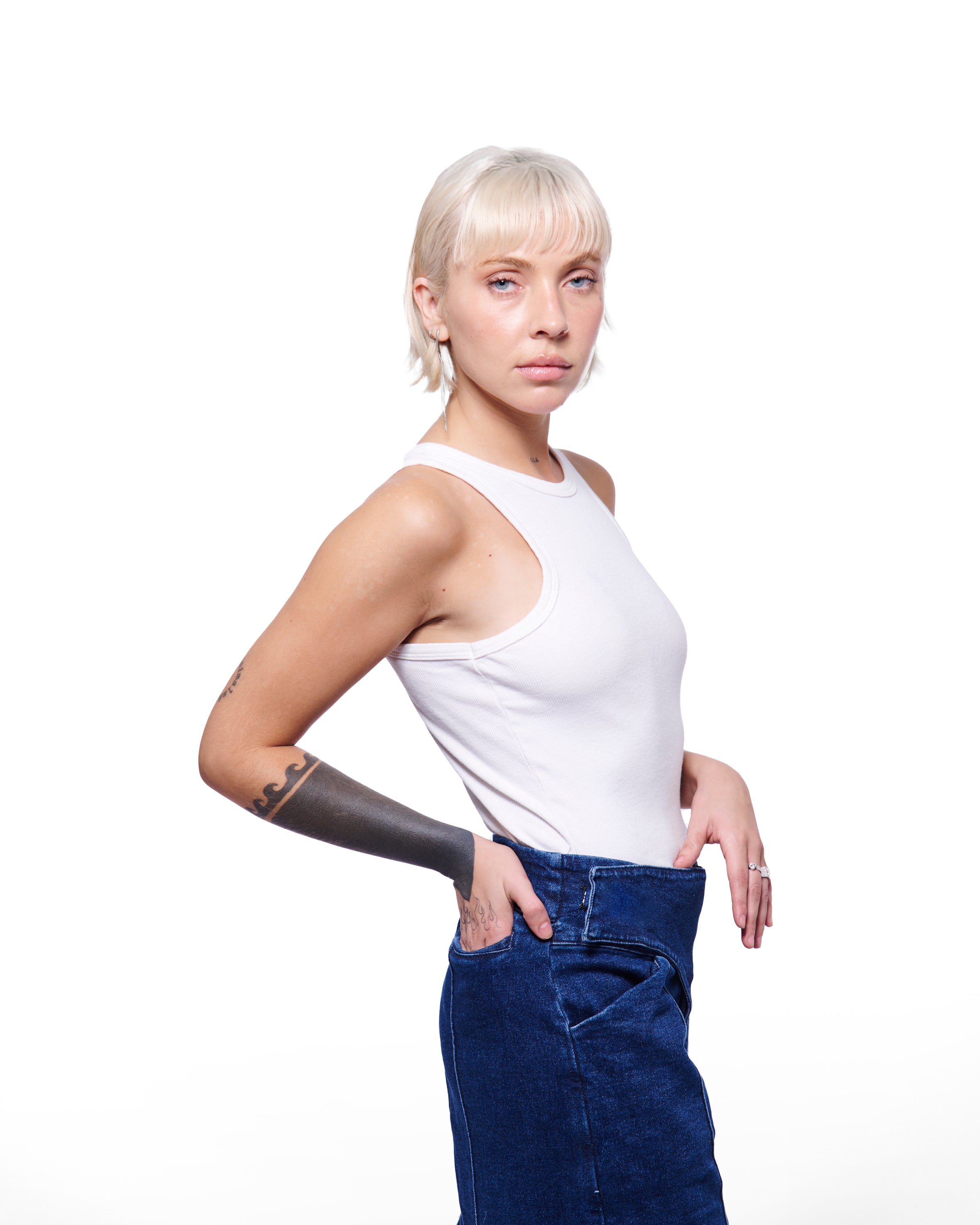 Pantalón ORIENTAL A Blue Denim