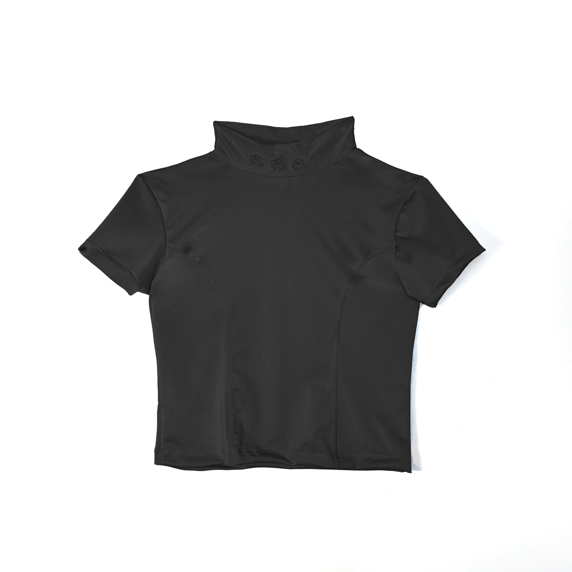 Polera bordada Lycra BLACK