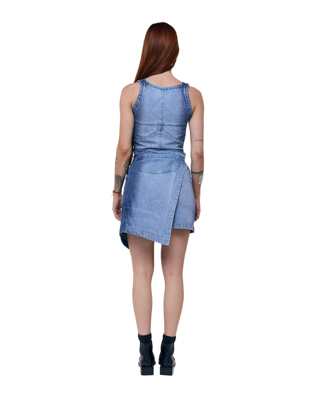 Falda Zorzal - Gradient Blue Wash