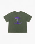 Remera - SOL INVICTUS STONE WASH VERDE
