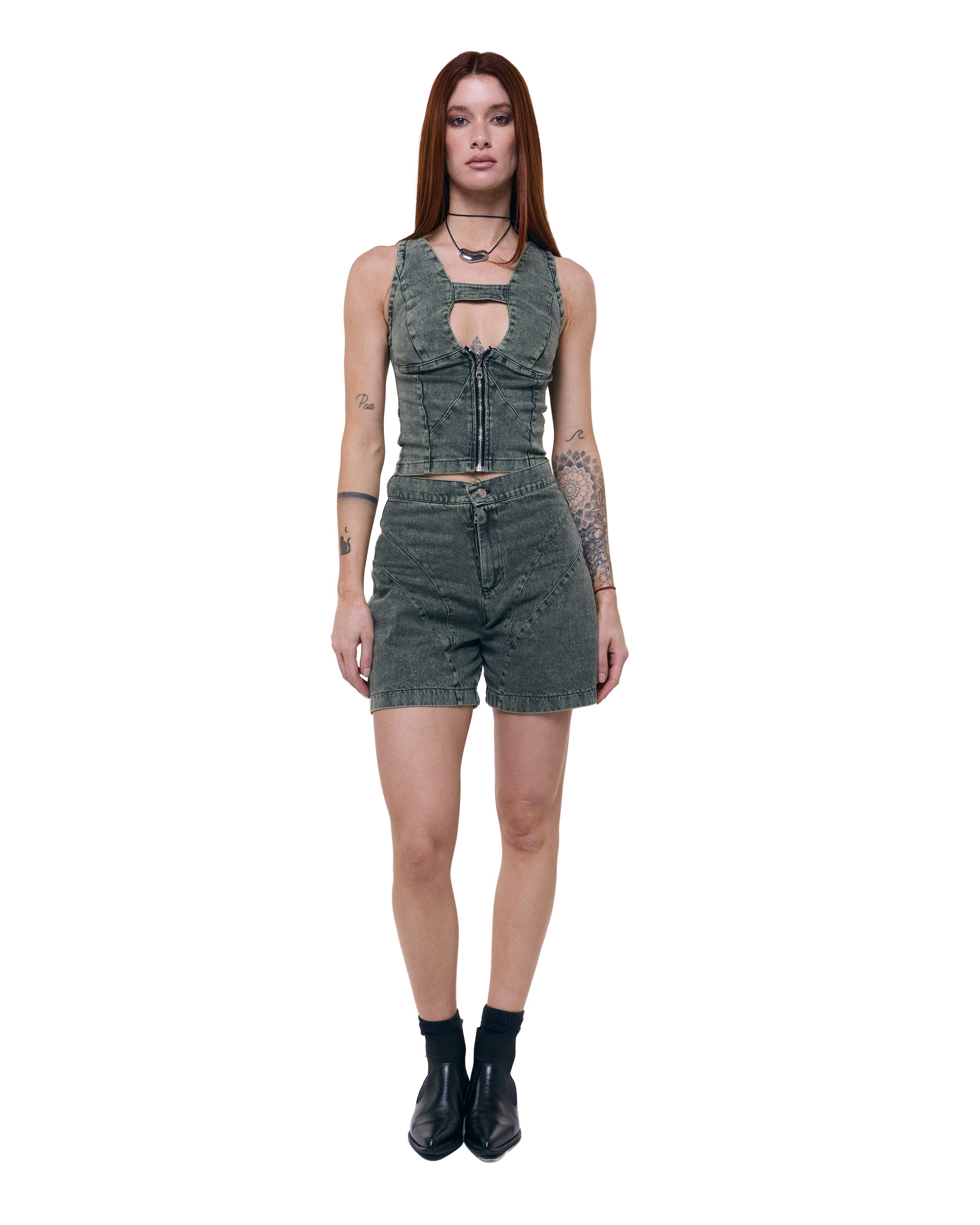 Short Maverick - Mint Wash