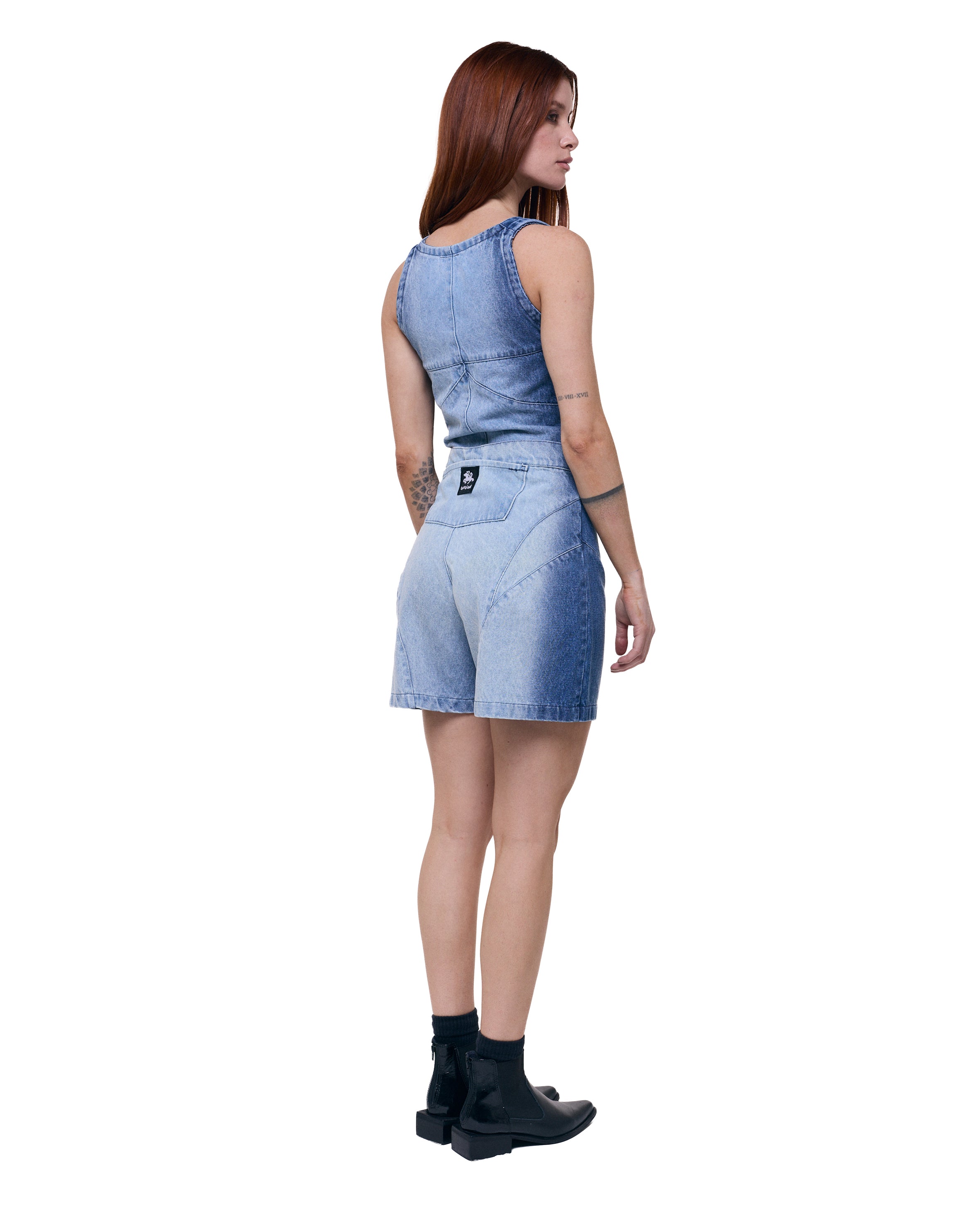 Short Maverick - Gradient Blue Wash