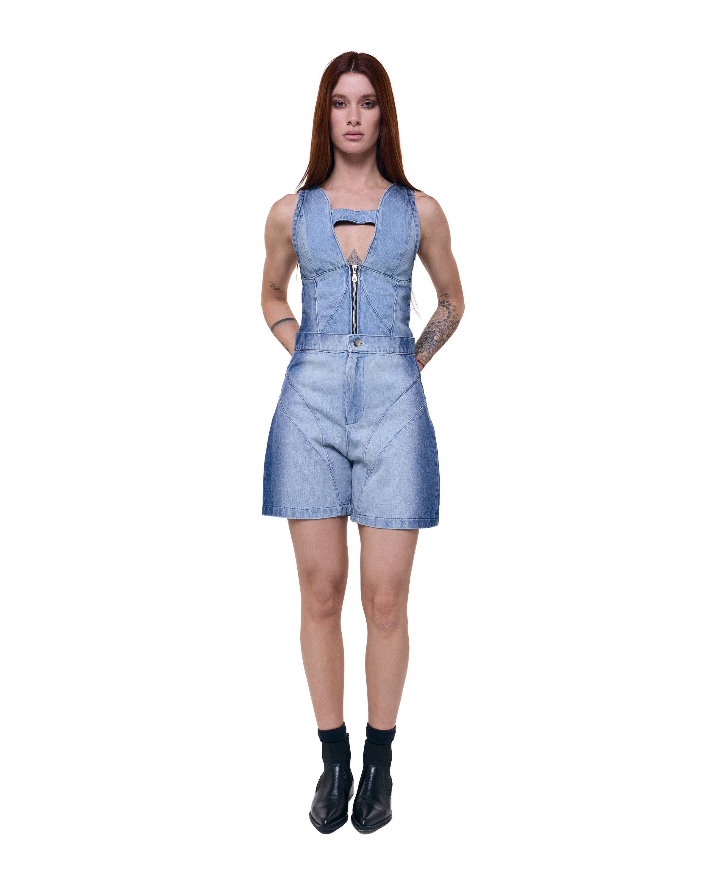 Short Maverick - Gradient Blue Wash