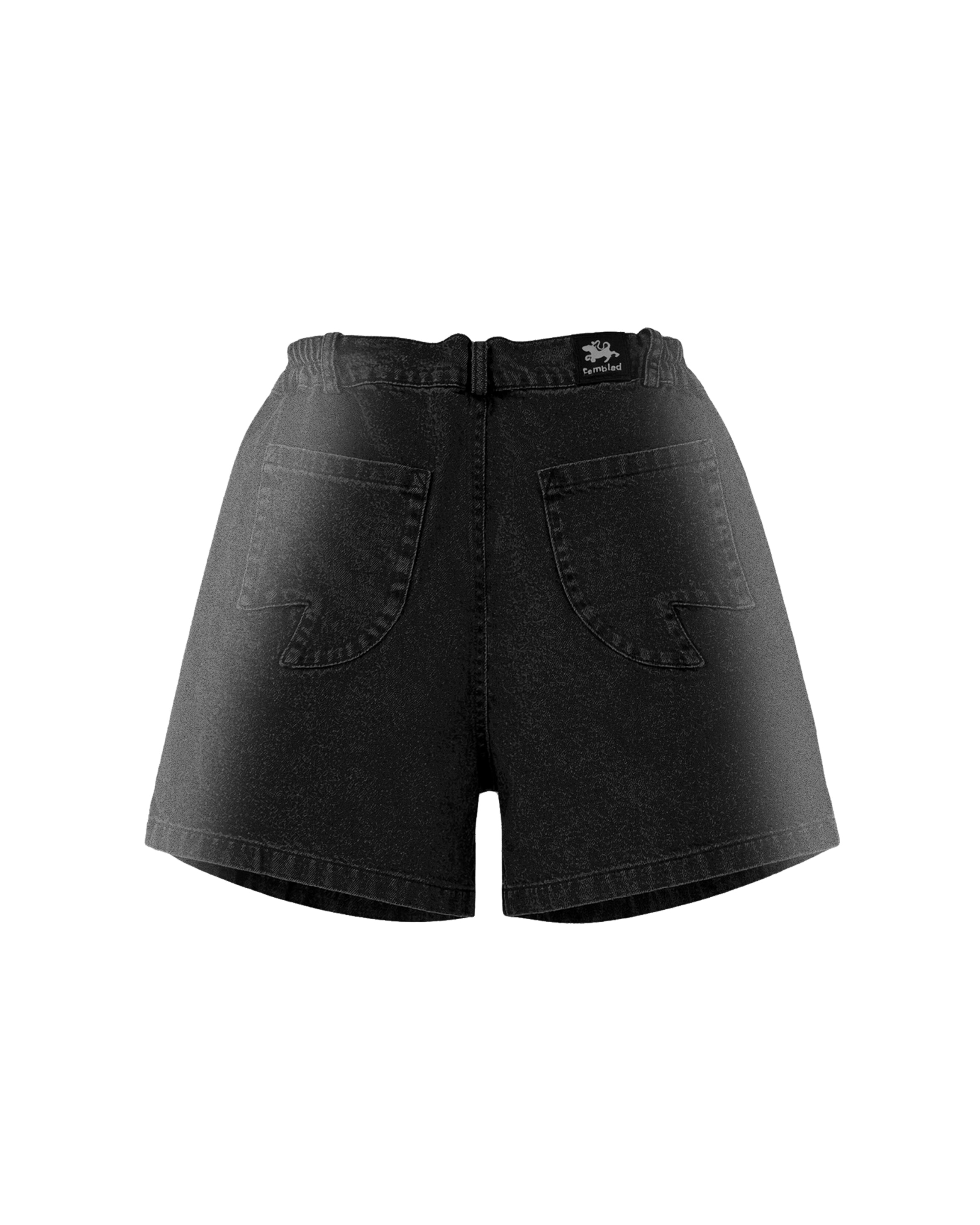 Short Cacique - Gradient Black Wash