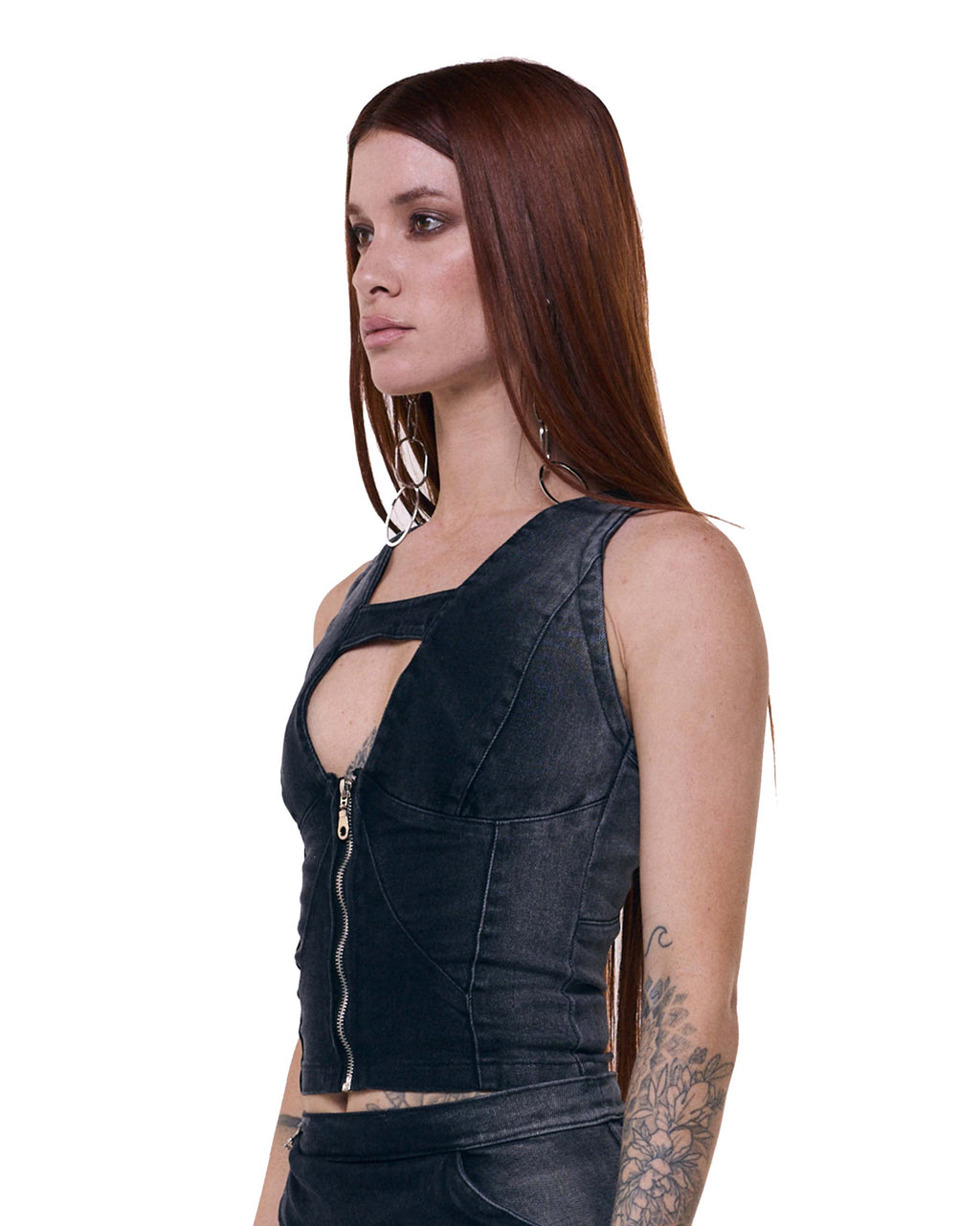 Top Coral - Gradient Black Wash
