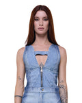 Top Coral - Gradient Blue Wash