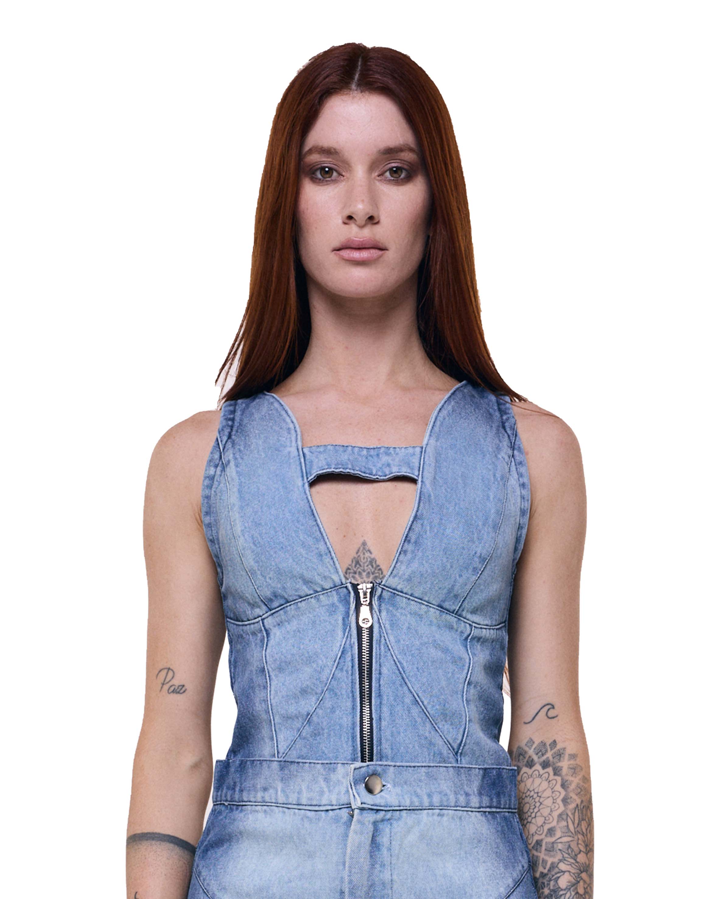 Top Coral - Gradient Blue Wash