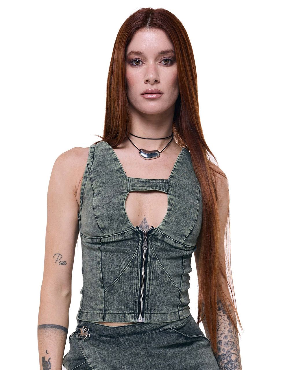 Top Coral - Mint Wash