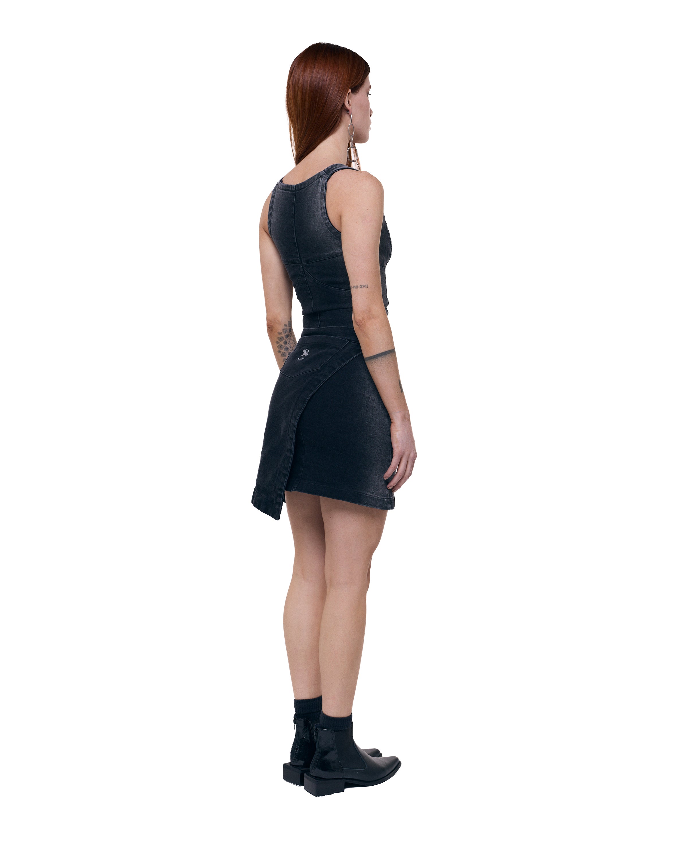 Falda Zorzal - Gradient Black Wash