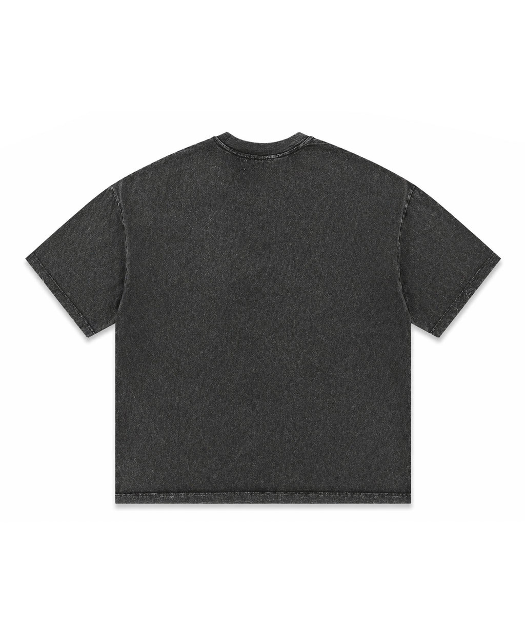 T-Shirt boxy - Stone Wash Temblad