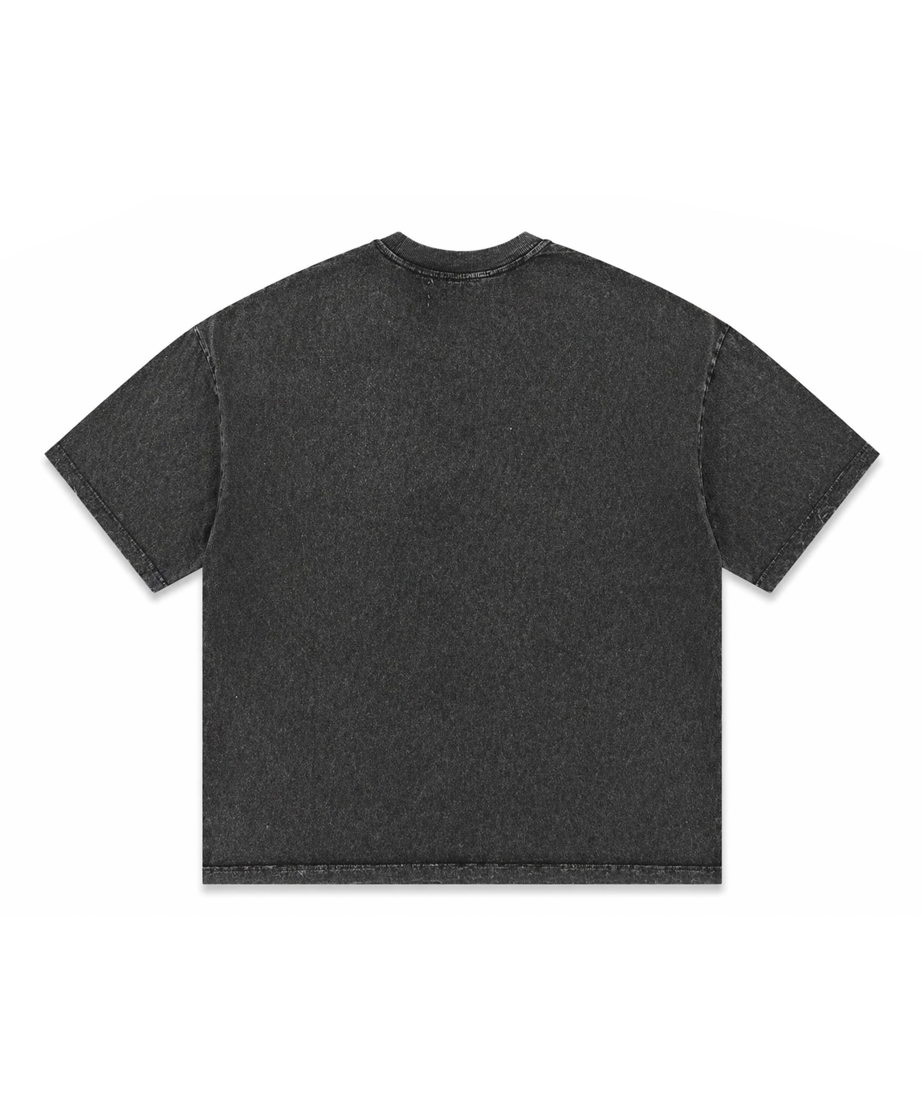 T-Shirt boxy - Stone Wash Temblad