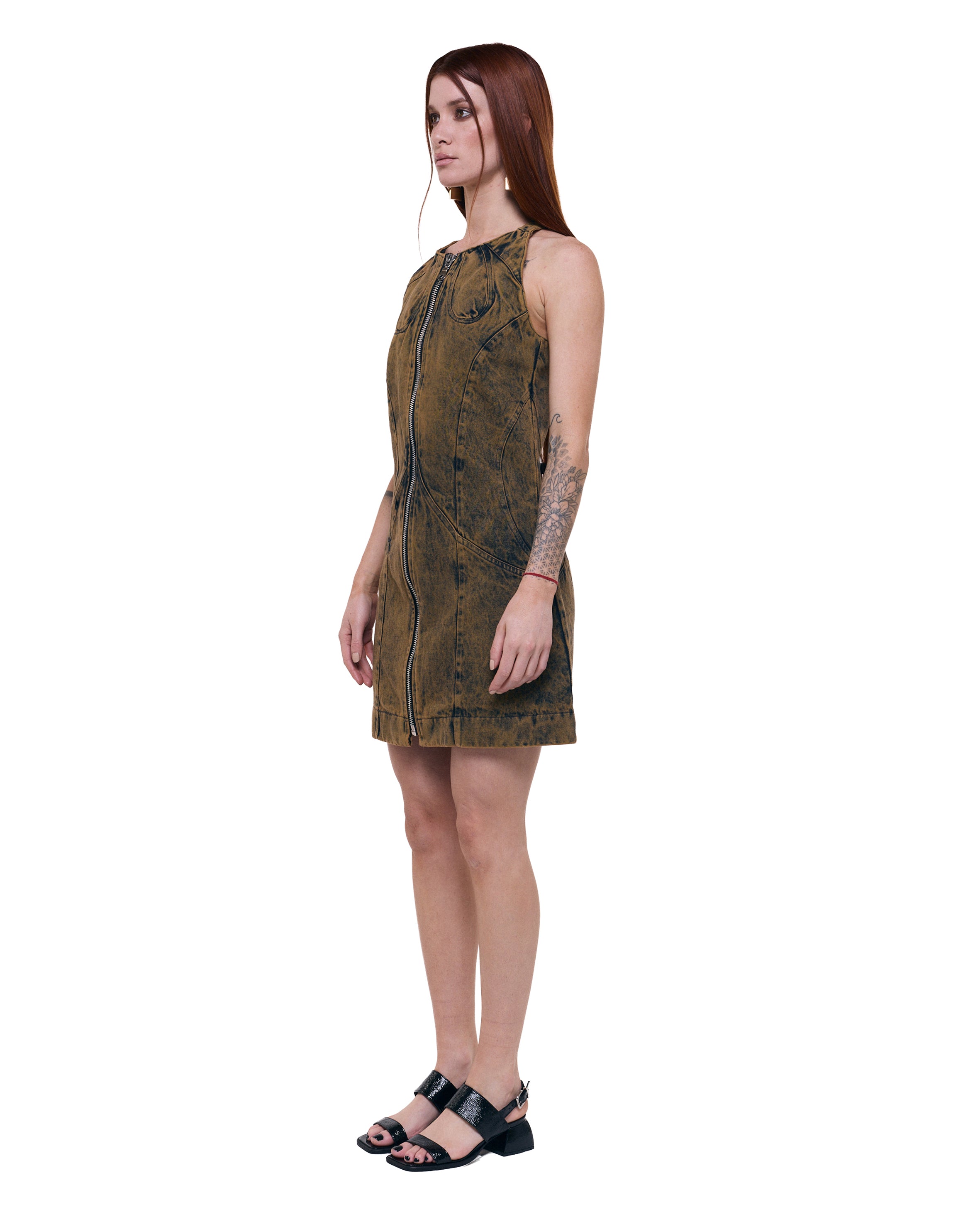 Vestido Yarará - Bronze Wash