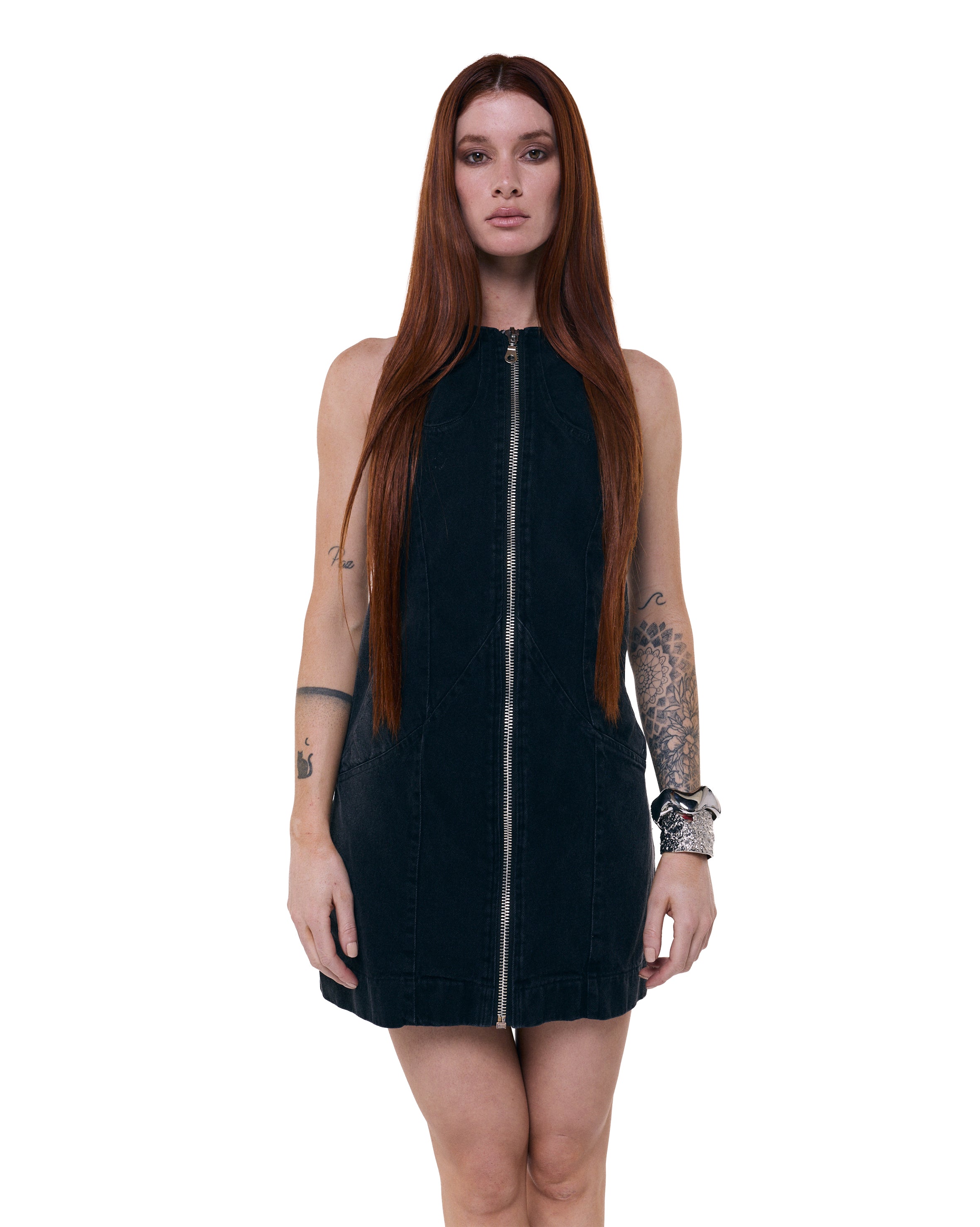 Vestido Yarará - Gradient Black Wash