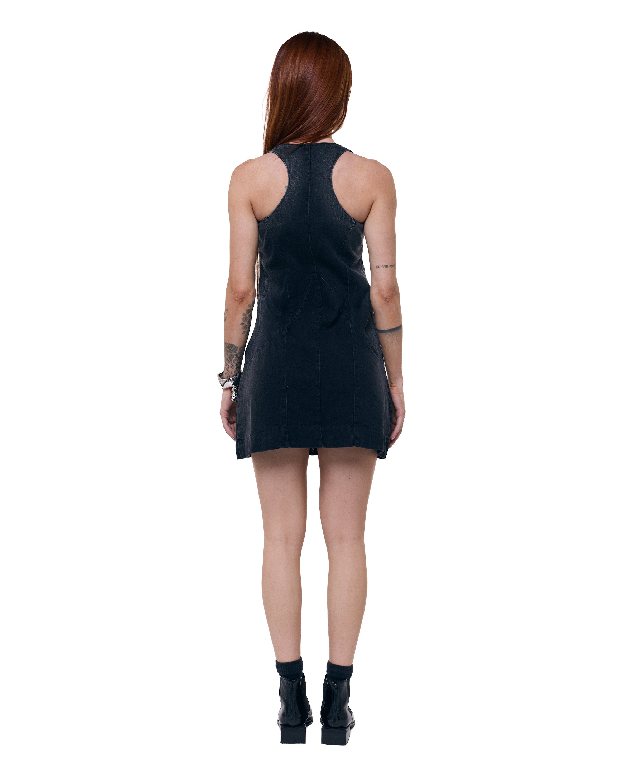 Vestido Yarará - Gradient Black Wash