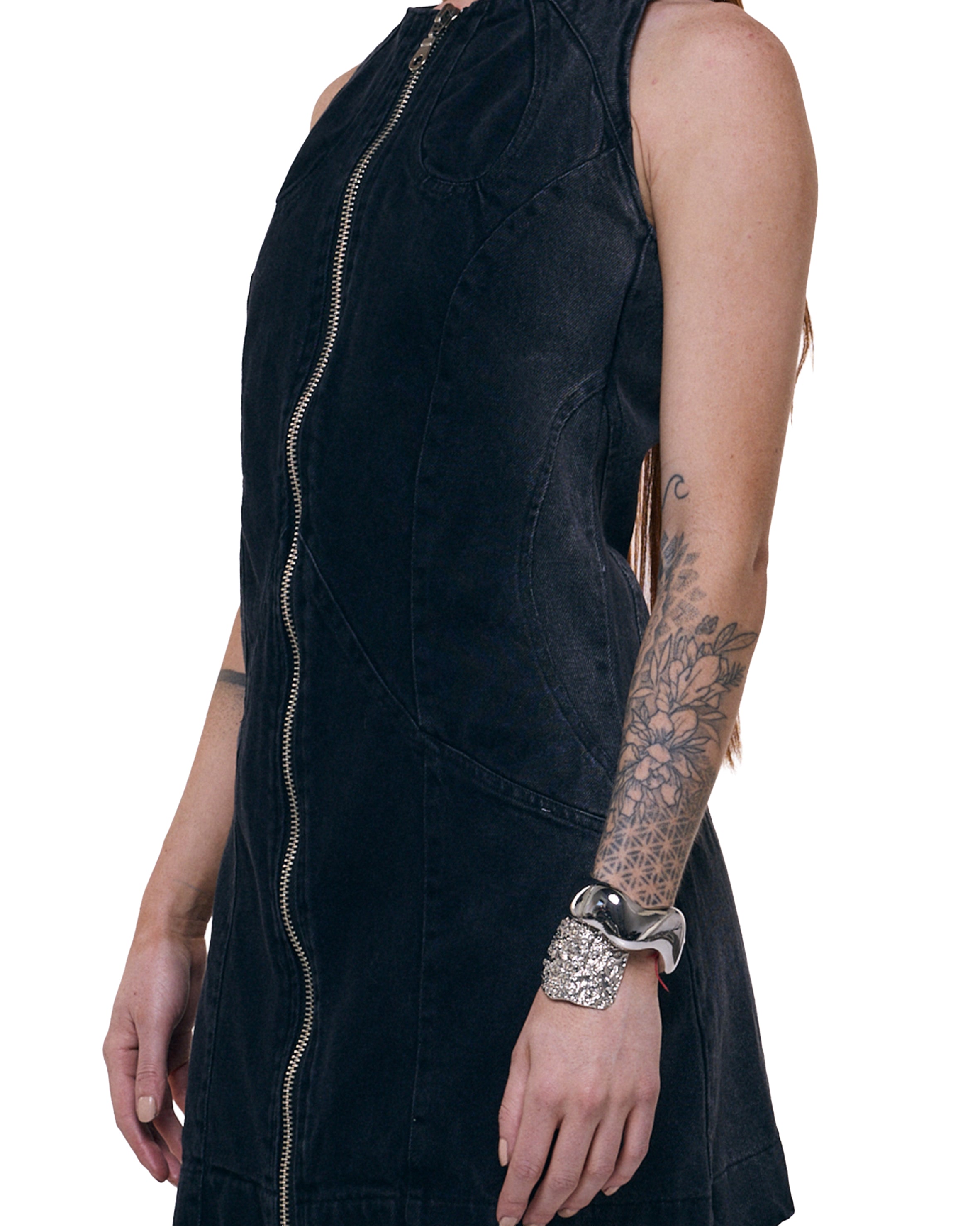 Vestido Yarará - Gradient Black Wash
