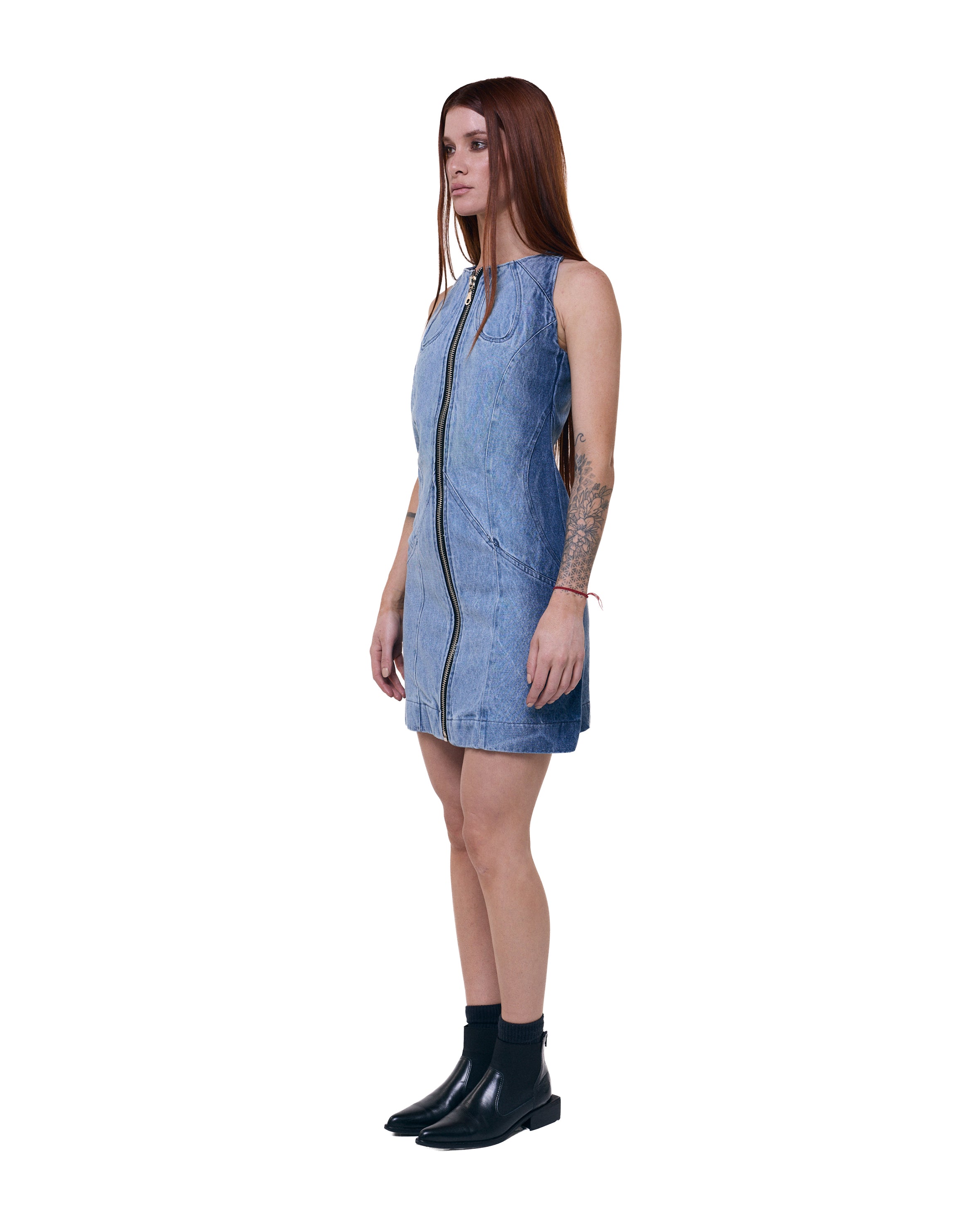 Vestido Yarará - Gradient Blue Wash