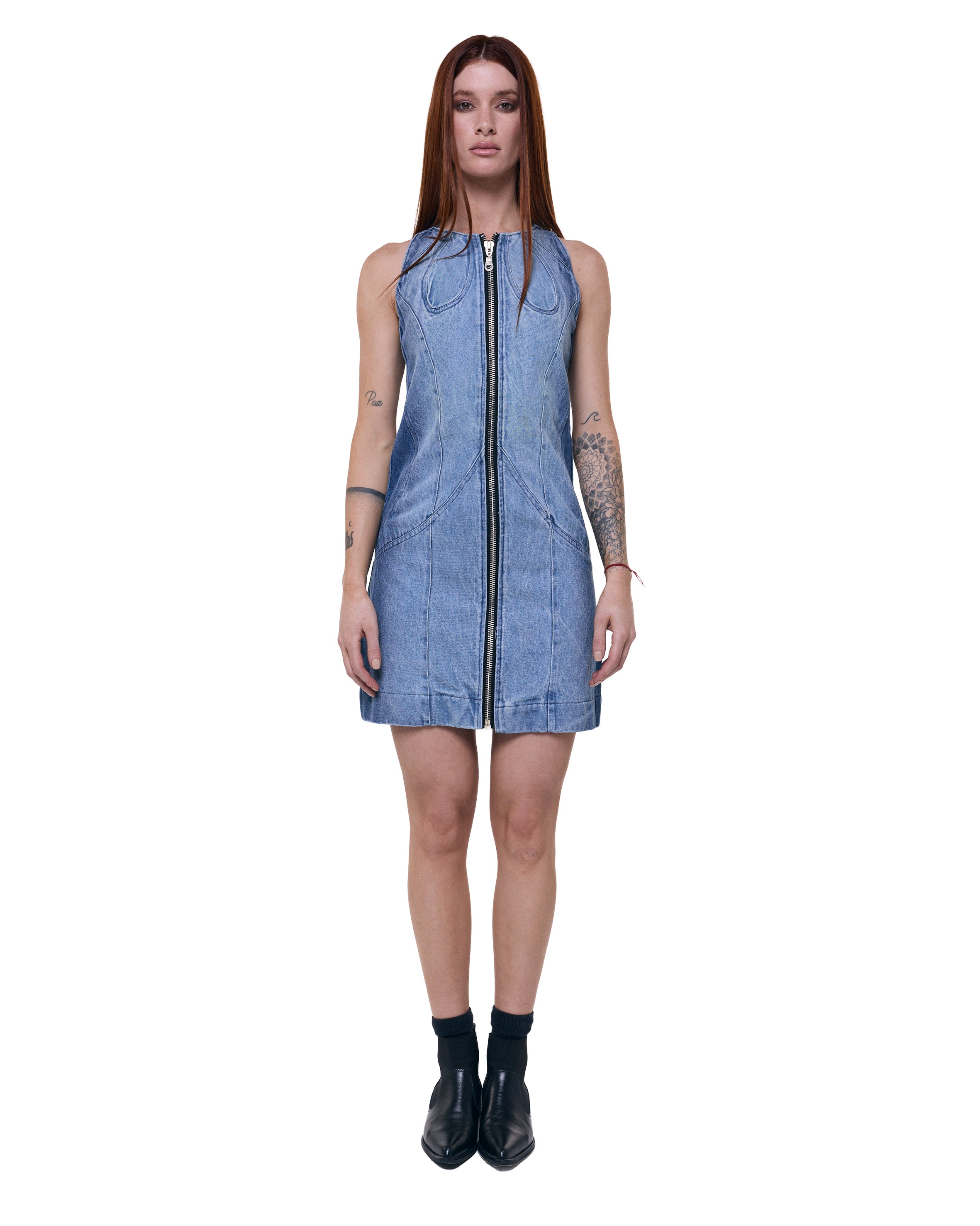 Vestido Yarará - Gradient Blue Wash