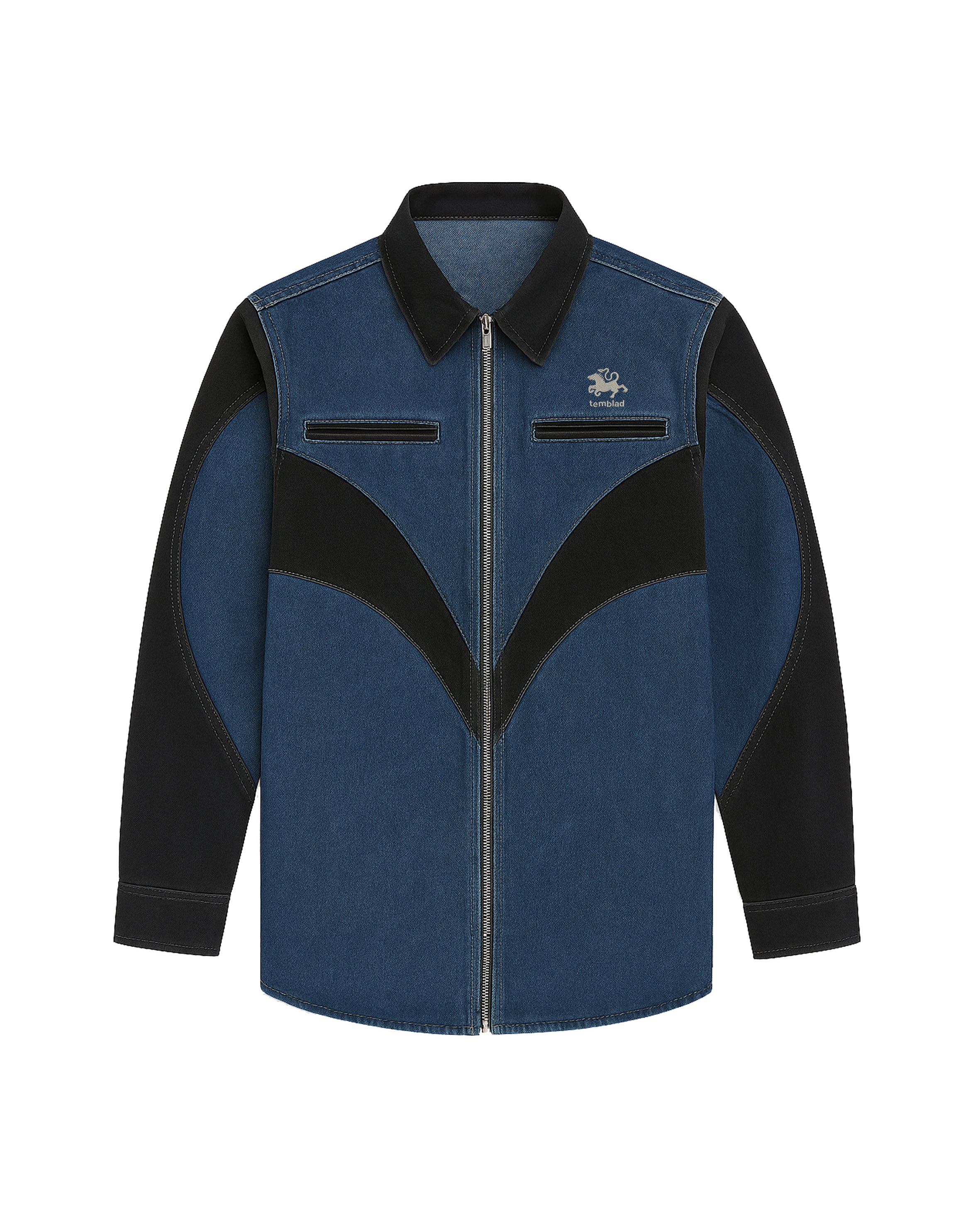 Campera Zarpa Black & Blue
