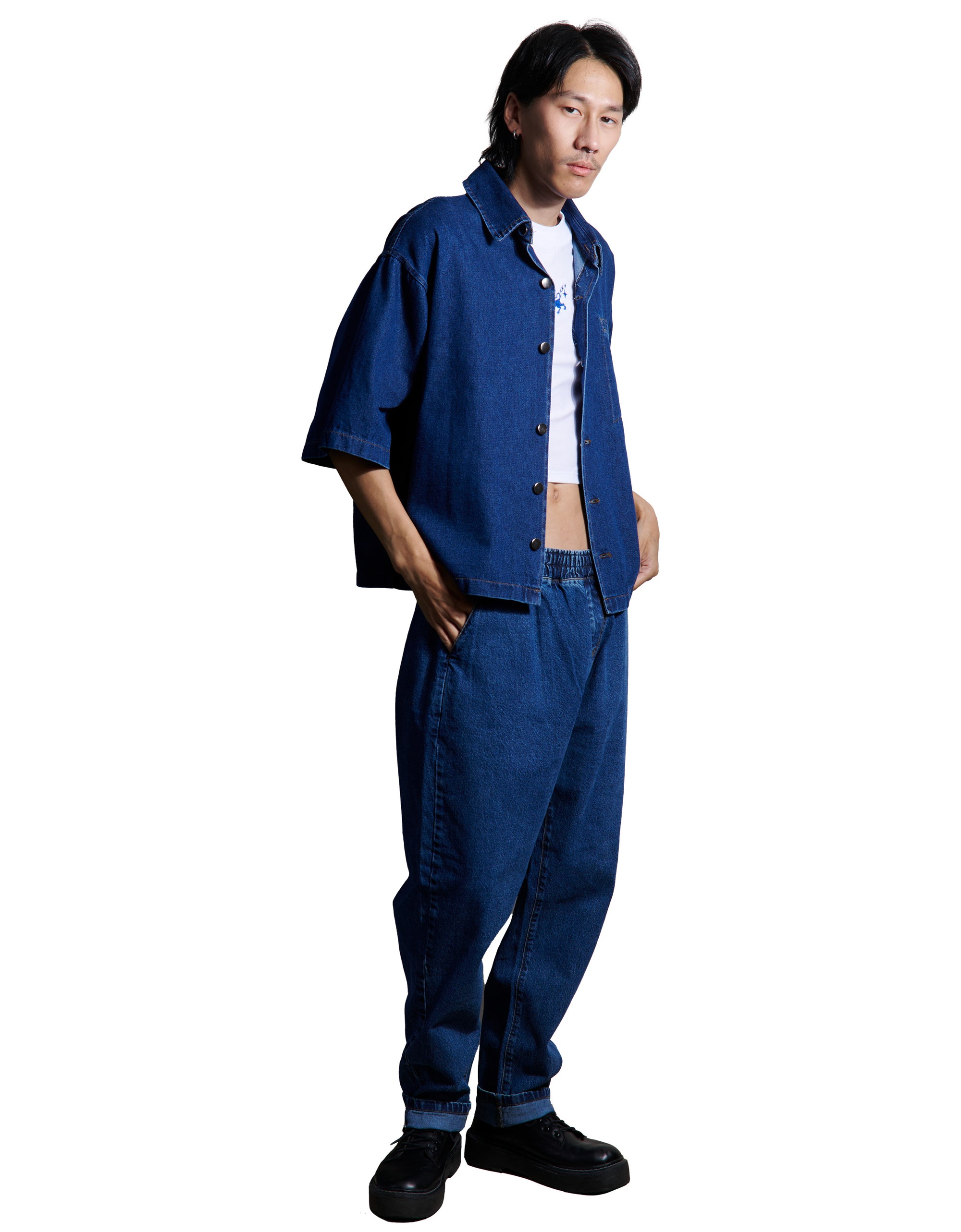 Camisa Bayo Denim boxy