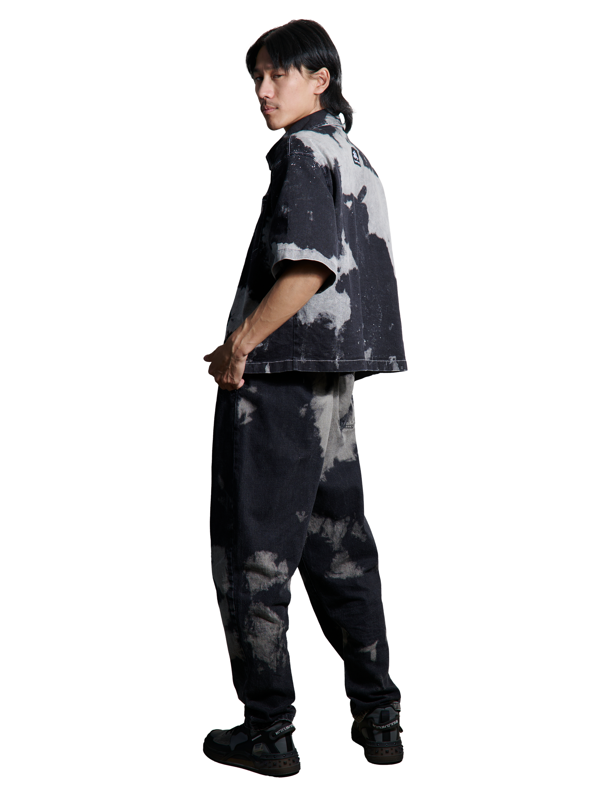 Camisa Overo Denim boxy