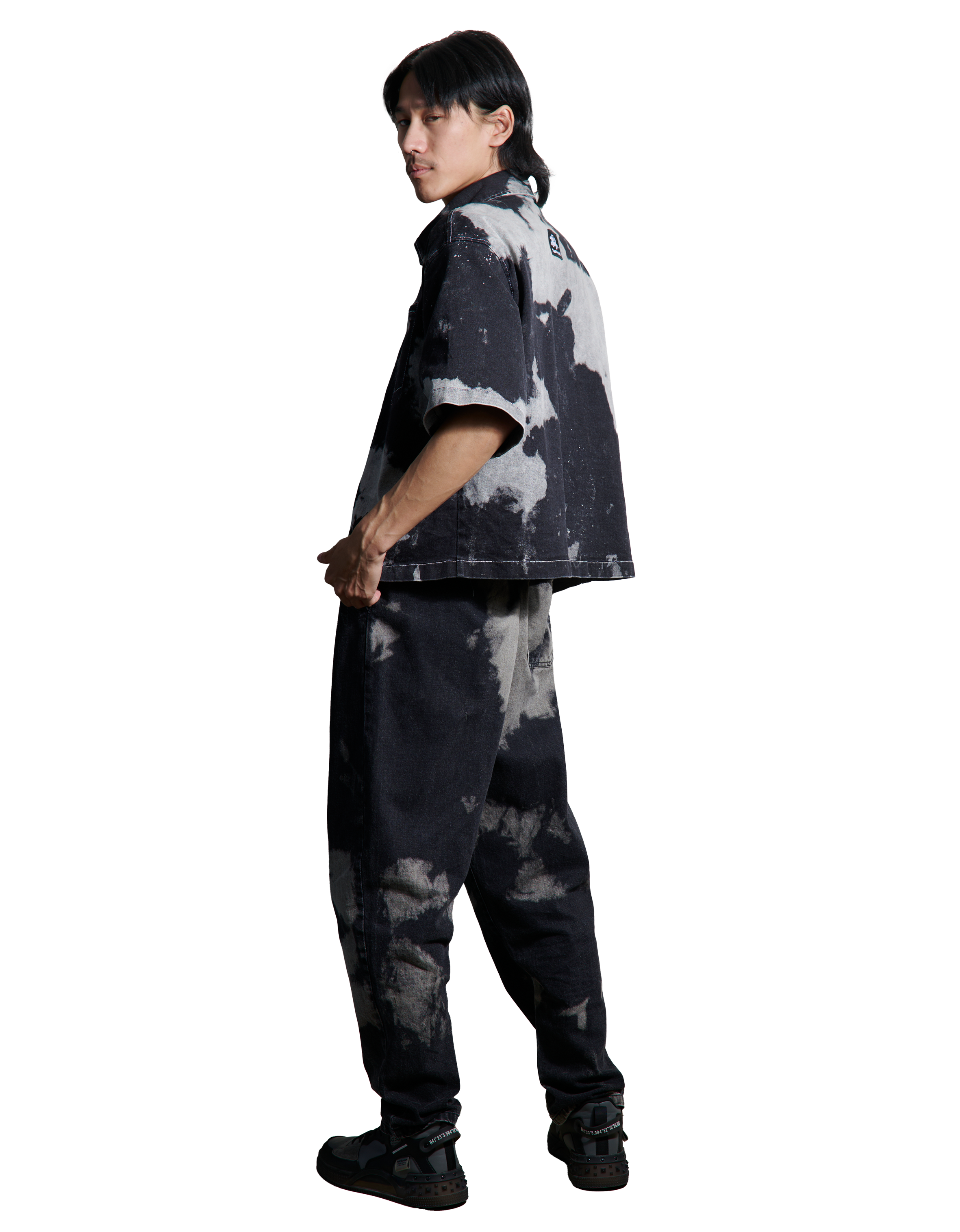 Camisa Overo Denim boxy