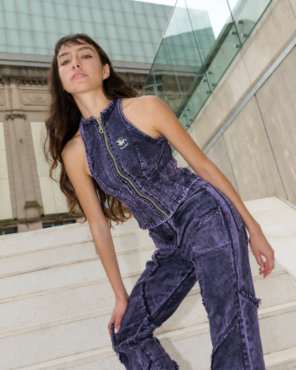 Top Nadador - Violet Wash