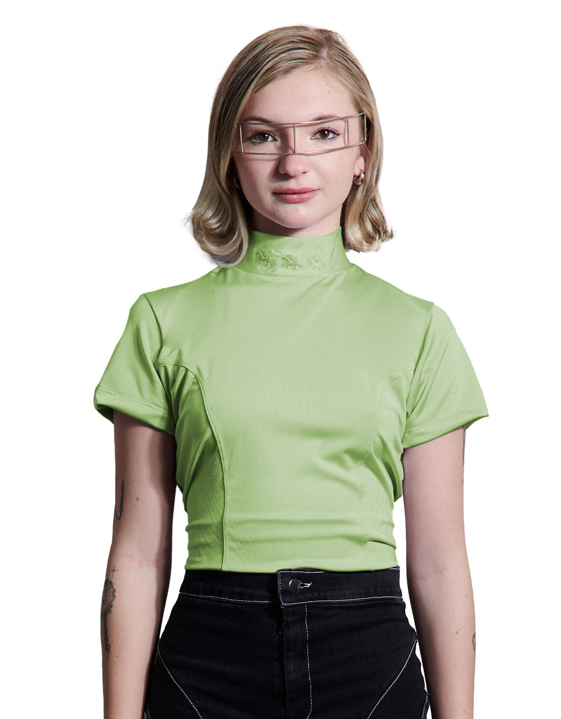 Polera bordada Lycra LIMA