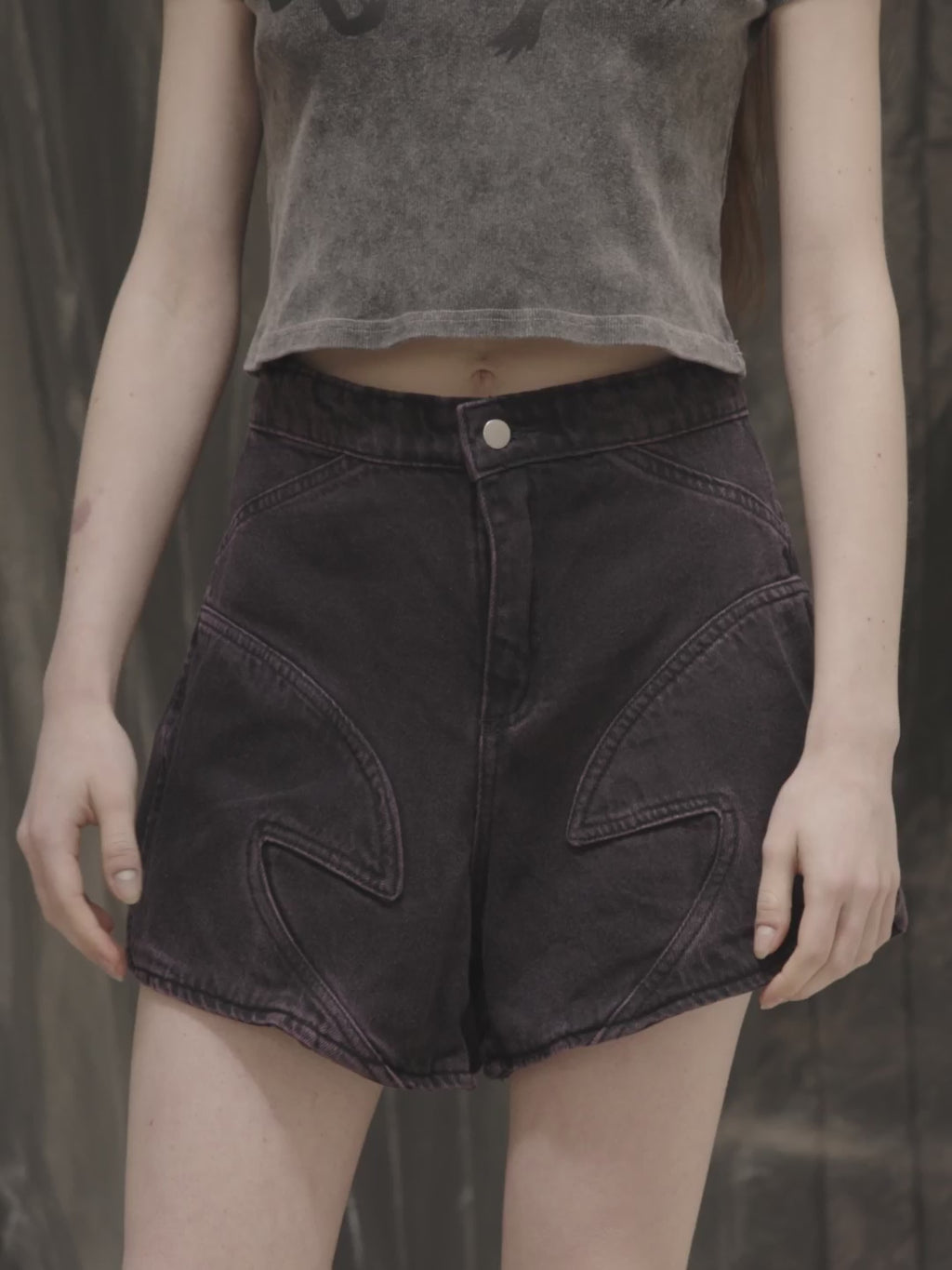 Short RAYO - Rosa Humo