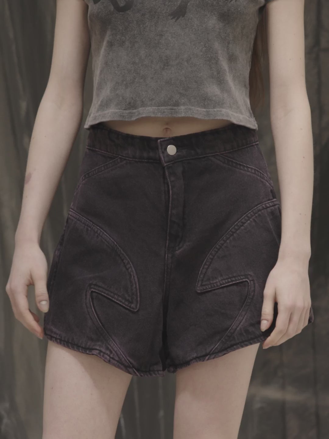 Short RAYO - Rosa Humo