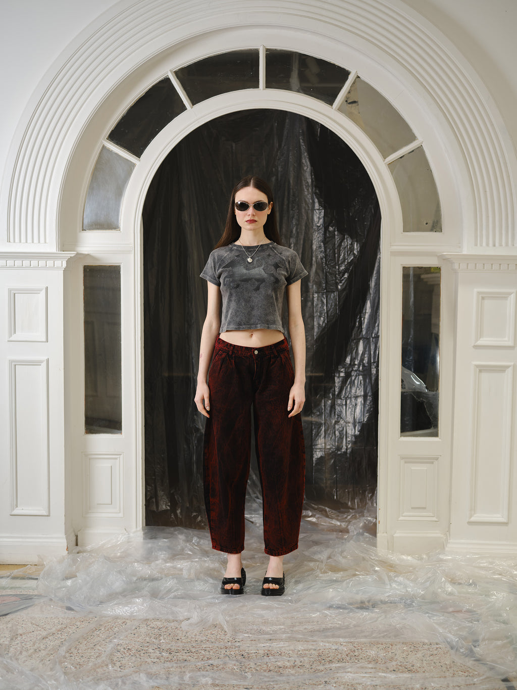 Baby Tee LOGO - Stone Wash