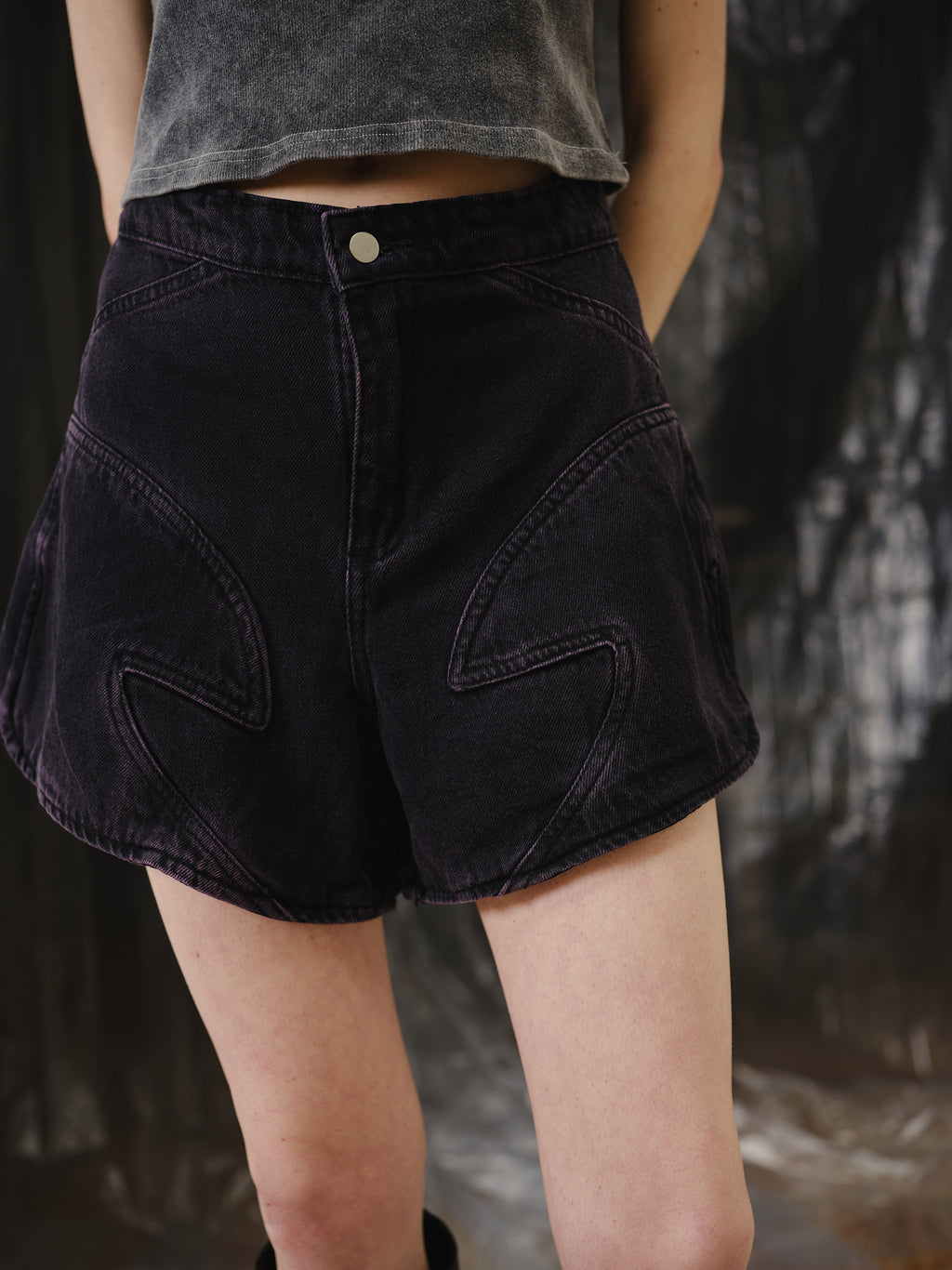 Short RAYO - Rosa Humo